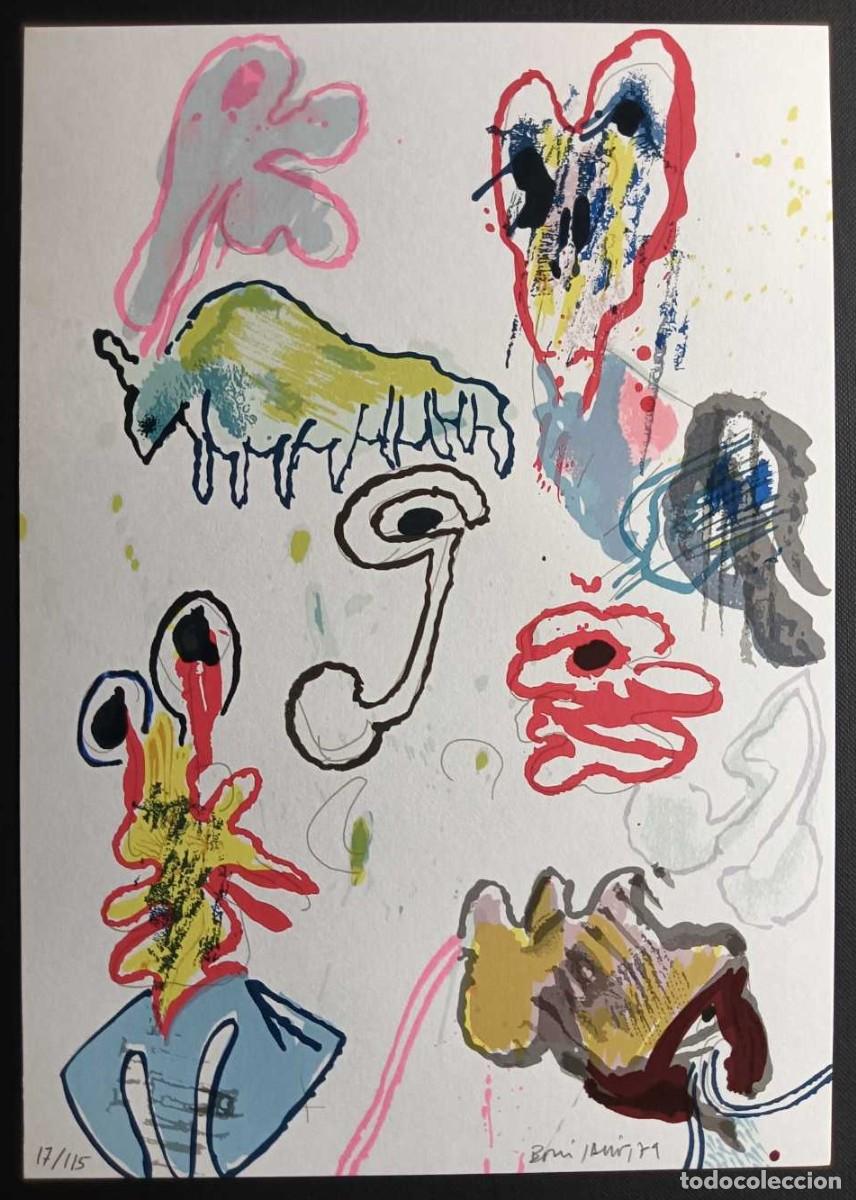 Art: Bonifacio Alfonso (San Sebasti&aacute;n 1933-2011) serigraf&iacute;a 1979 de 22x32cms, firmada a l&aacute;piz y 17/115