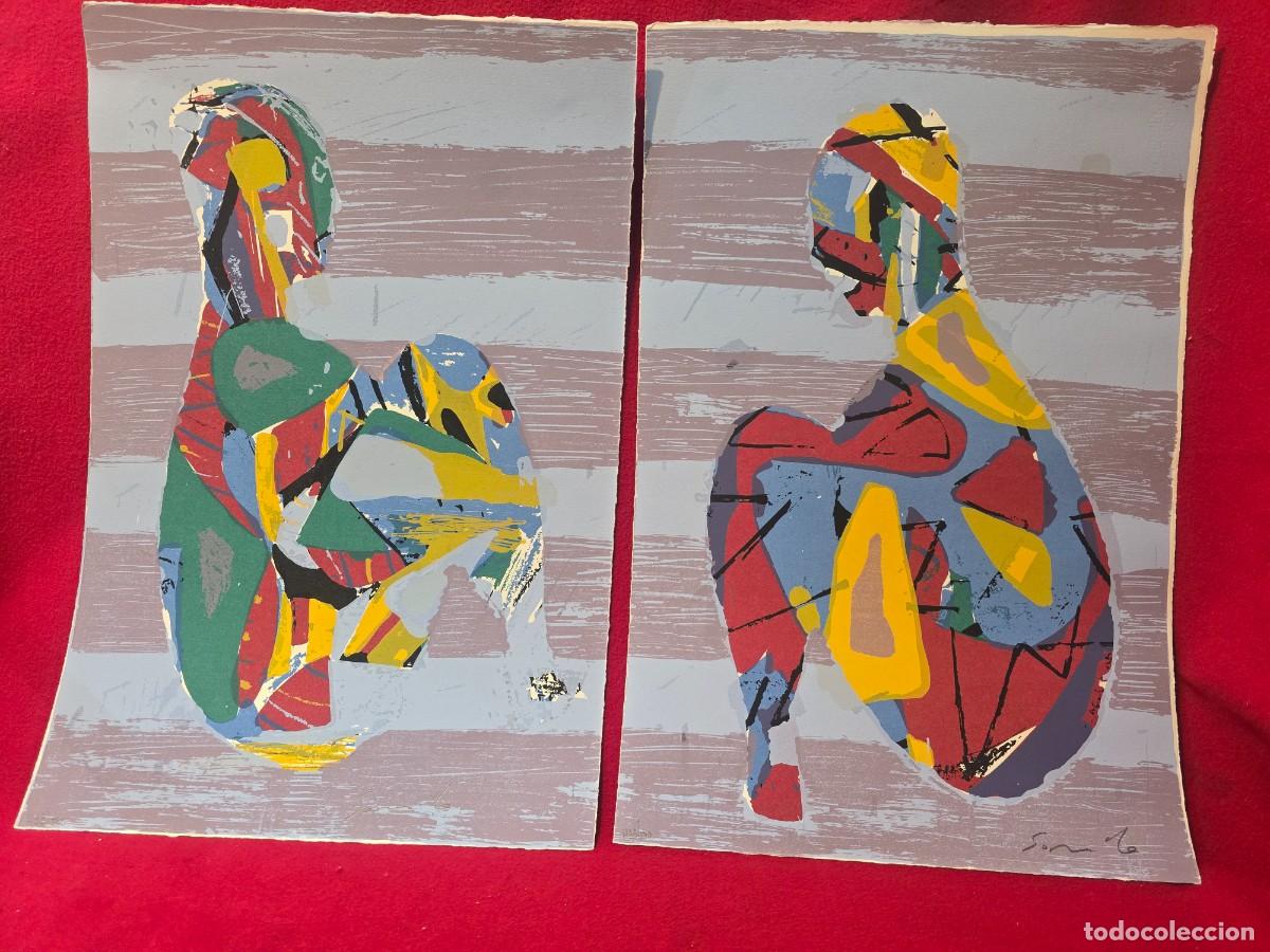 Arte: LOTE DOS SERIGRAFIAS DE JUAN GOMILA