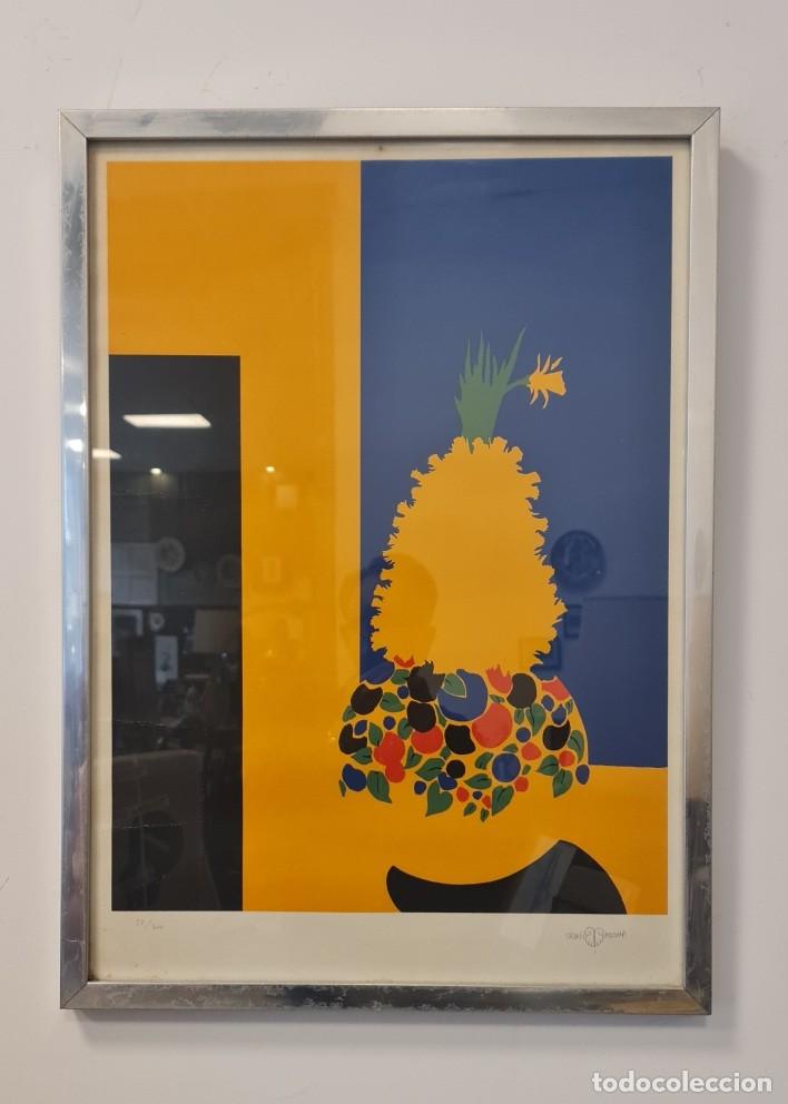 Arte: Serigraf&iacute;a titulada &rdquo;Composici&oacute;n&rdquo; de Paloma Picasso, realizada en 1975 &rdquo;27/300&rdquo;