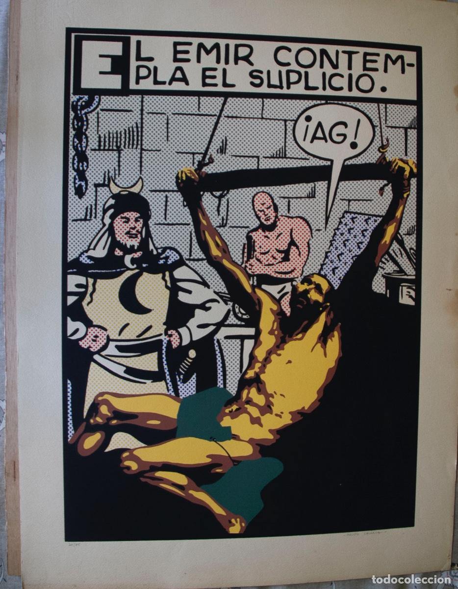 Arte: Equipo Cr&oacute;nica serigrafia El suplicio