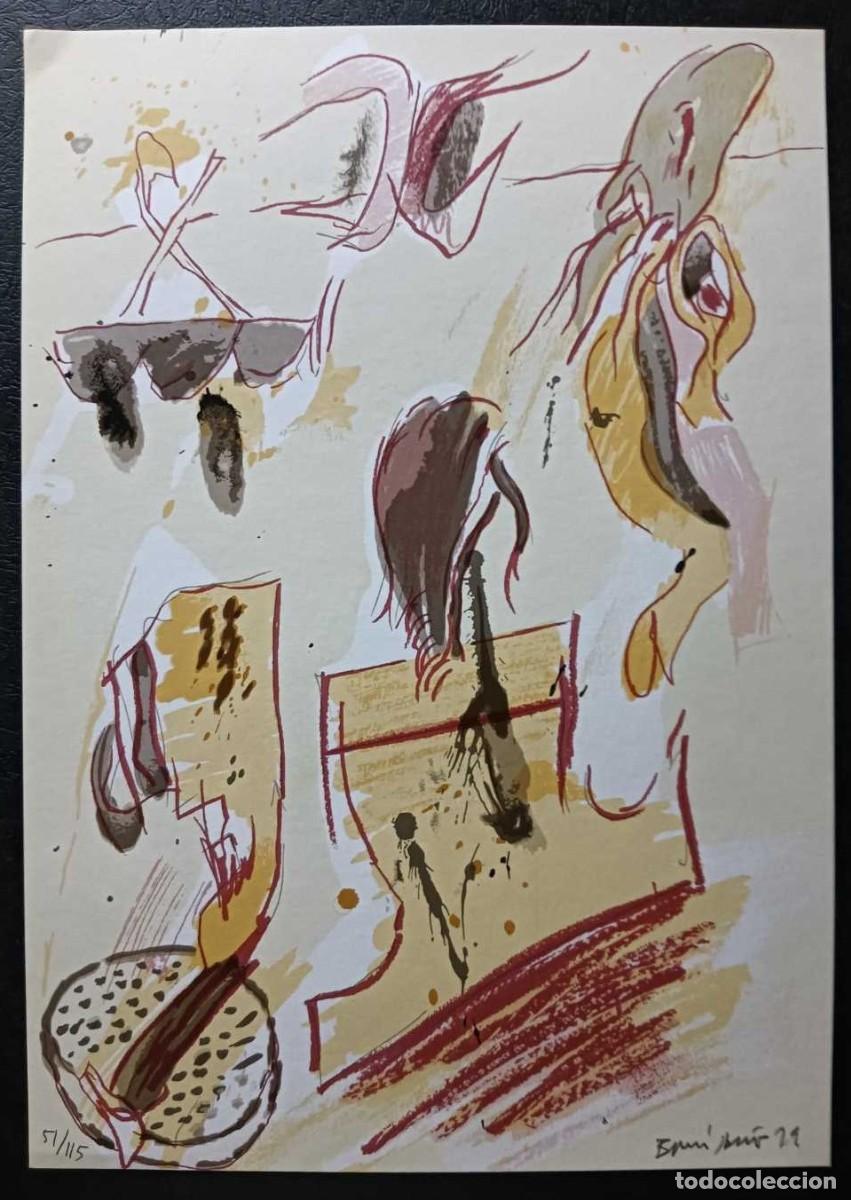 Arte: Bonifacio Alfonso (San Sebasti&aacute;n 1933-2011) serigraf&iacute;a 1979 de 22x32cms, firmada a l&aacute;piz y 51/115