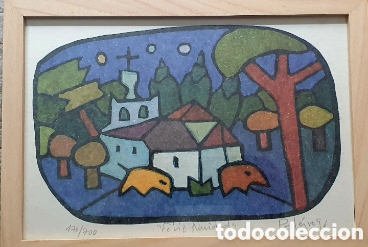 Arte: Pintura gallega litograf&iacute;a obra gr&aacute;fica Jorge PETEIRO (La Coru&ntilde;a 1959-2013)