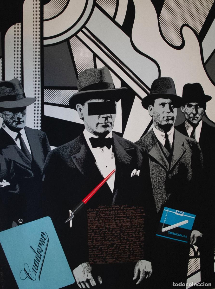 Arte: Equipo Cr&oacute;nica serigraf&iacute;a Serie Negra