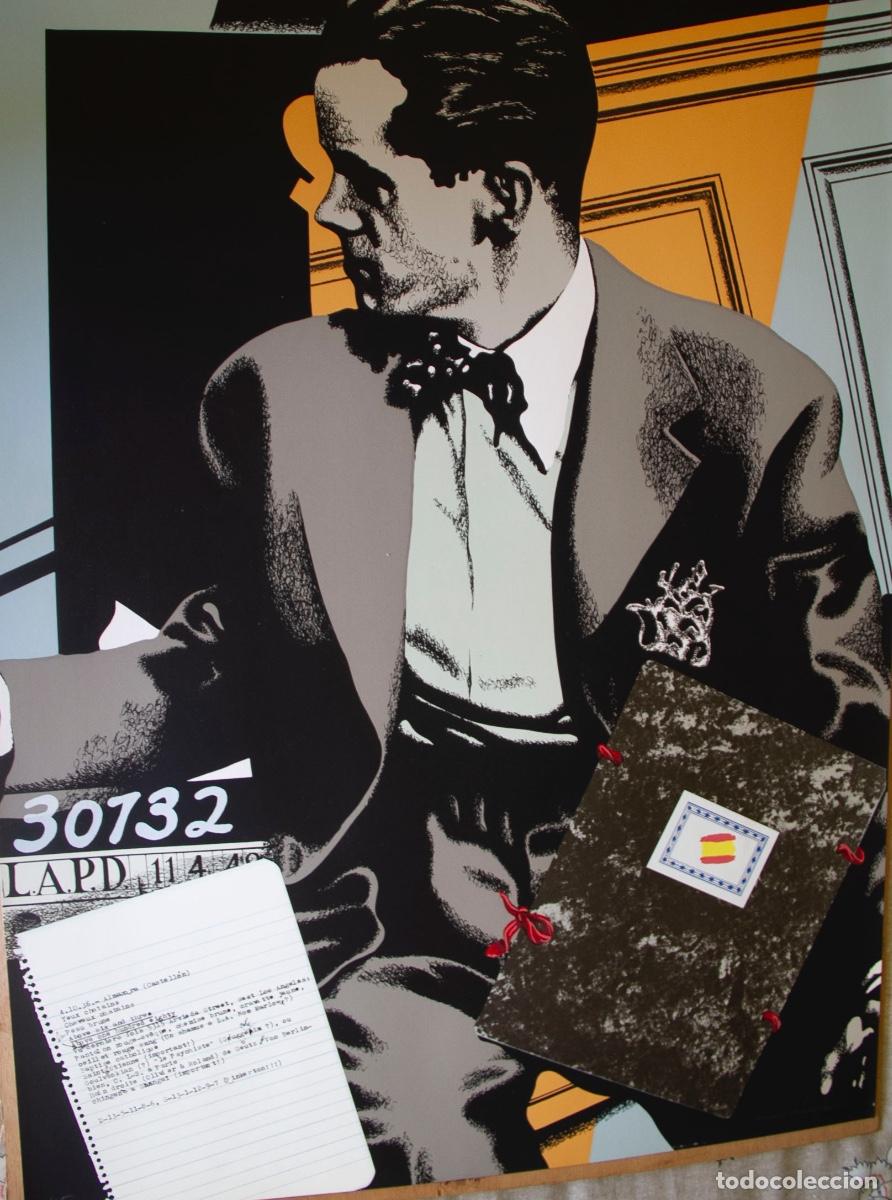 Arte: Equipo Cr&oacute;nica serigraf&iacute;a Serie Negra
