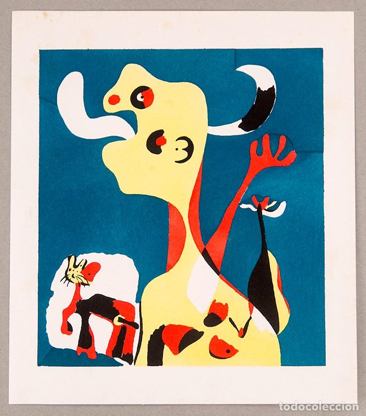 Arte: JOAN MIR&Oacute; - POCHOIR - 1949