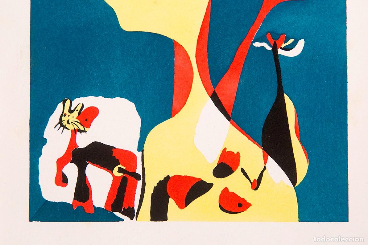 Arte: JOAN MIR&Oacute; - POCHOIR - 1949 - Foto 3