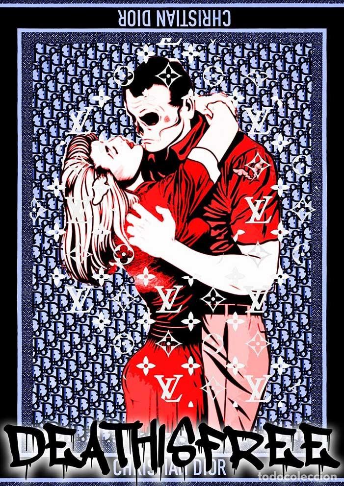 Art: DEATH NYC - Serigrafia original firmada a mano y certificada