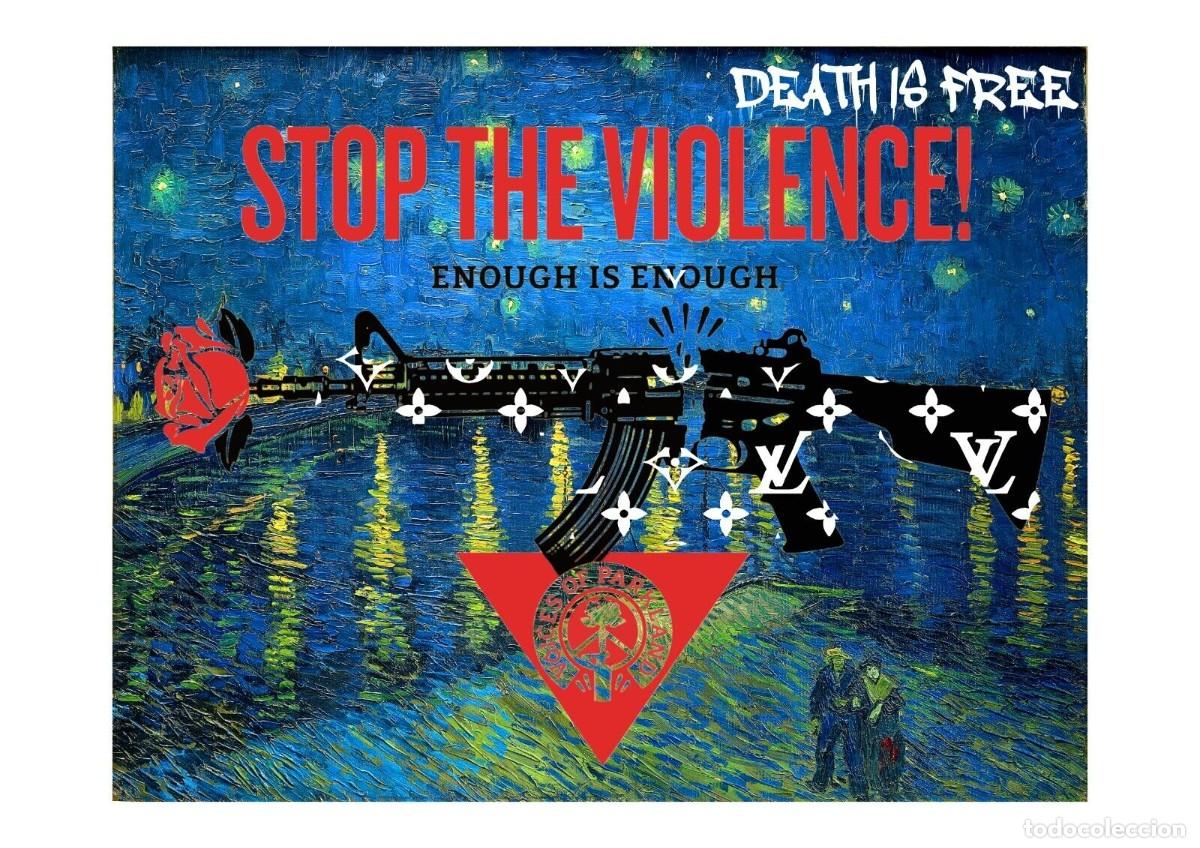 Art: DEATH NYC - Serigrafia original firmada a mano y certificada