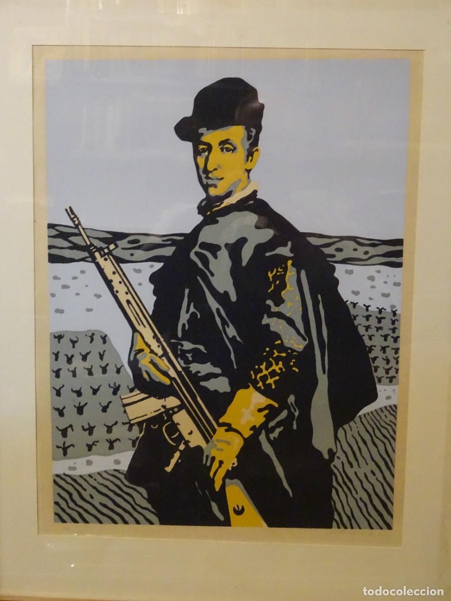 Arte: Equipo Cr&oacute;nica / Serigraf&iacute;a El Vigilante (1967) / Serigraf&iacute;a P.A. - Enmarcado / Serigraf&iacute;a 57x43cm
