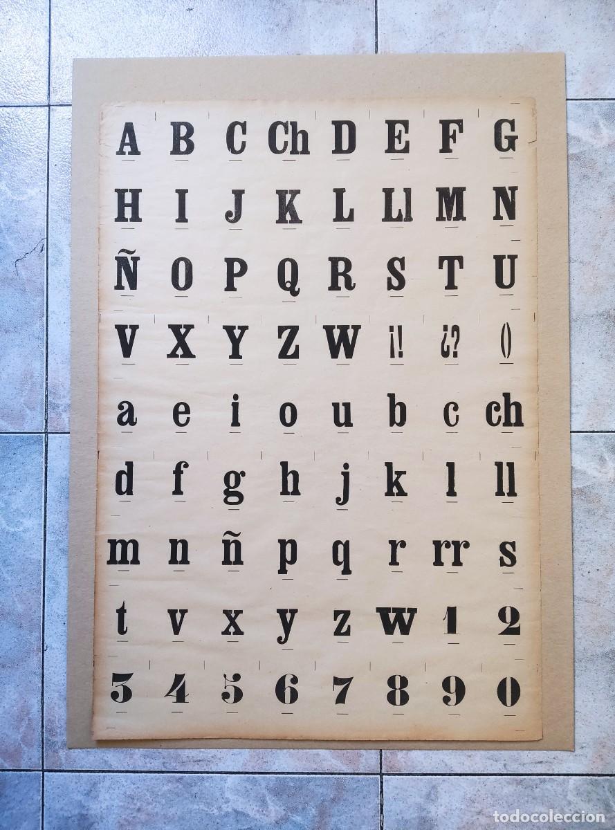 Art: Abecedario a&ntilde;os cincuenta