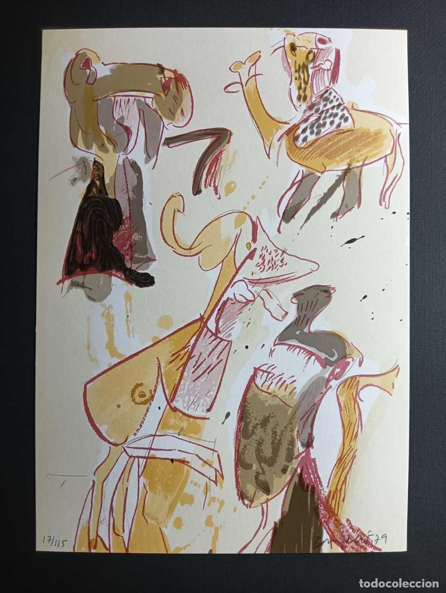 Arte: Bonifacio Alfonso (San Sebasti&aacute;n 1933-2011) serigraf&iacute;a 1979 de 22x32cms, firmada a l&aacute;piz y 17/115