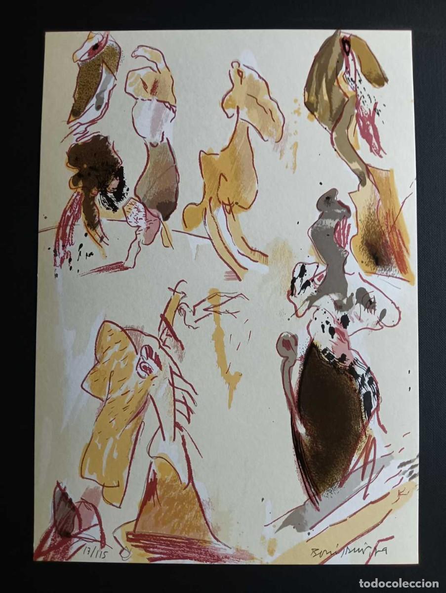 Arte: Bonifacio Alfonso (San Sebasti&aacute;n 1933-2011) serigraf&iacute;a 1979 de 22x32cms, firmada a l&aacute;piz y 17/115