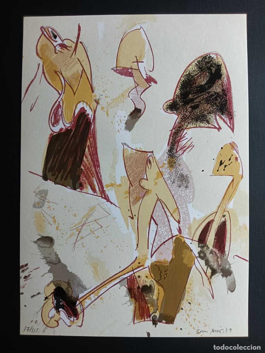 Arte: Bonifacio Alfonso (San Sebasti&aacute;n 1933-2011) serigraf&iacute;a 1979 de 22x32cms, firmada a l&aacute;piz y 17/115