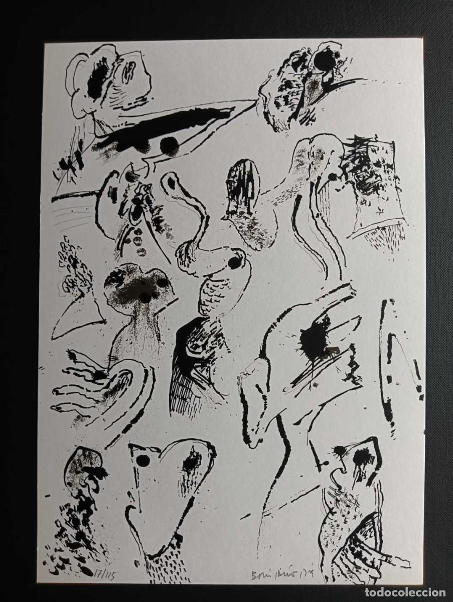 Arte: Bonifacio Alfonso (San Sebasti&aacute;n 1933-2011) serigraf&iacute;a 1979 de 22x32cms, firmada a l&aacute;piz y 17/115