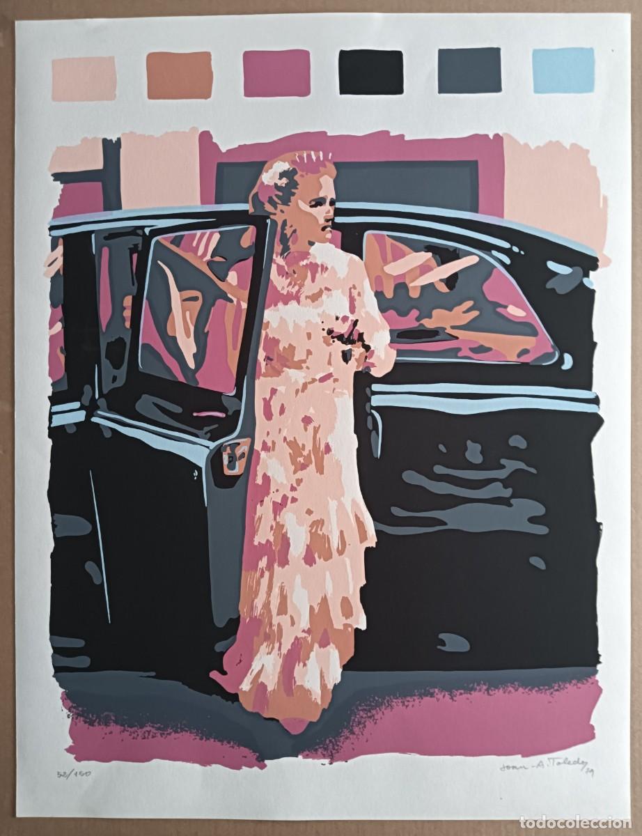 Arte: Juan Antonio Toledo (Valencia, 1940-1995) serigraf&iacute;a 1979 La Boda 50x65cms firma l&aacute;piz y num /150
