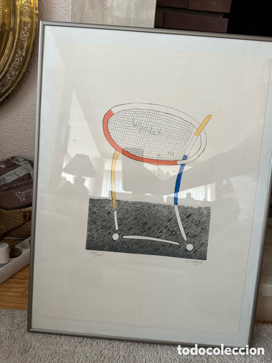 Arte: VICTOR CEPRIAN CORTES SERIGRAFIA ORIGINAL FIRMADA Y NUMERADA