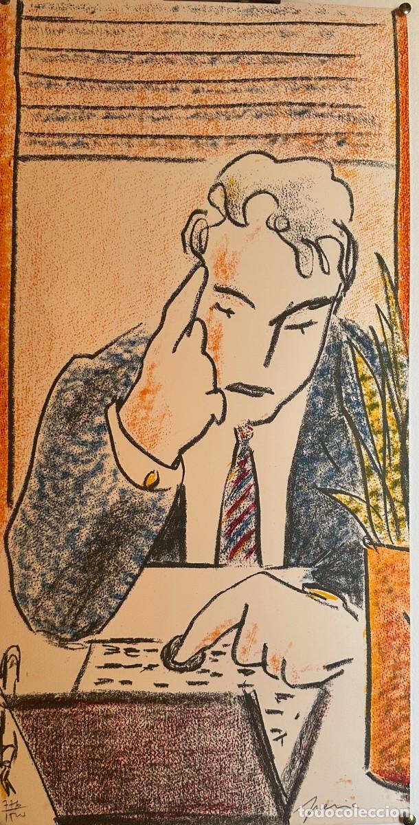 Arte: PERICO PASTOR. Serigraf&iacute;a numerada y firmada a mano.