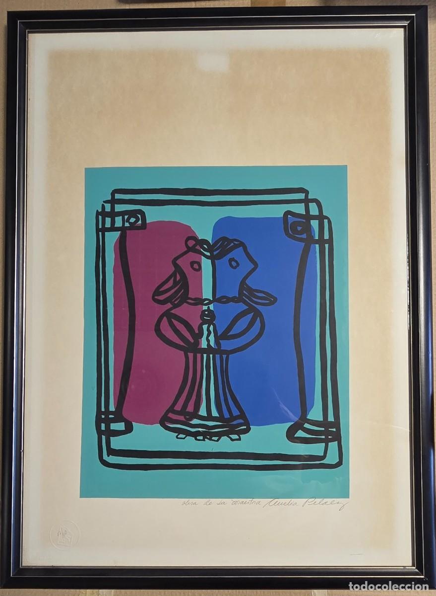 Arte: Amelia Pel&aacute;ez. Serigraf&iacute;a firmada y numerada. Arte cubano