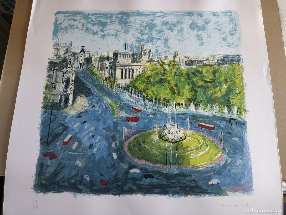 Arte: Javier Ballester MONTESOL (Barcelona 1952) Cibeles serigraf&iacute;a 70x68 papel 92x89cms, firma l&aacute;piz
