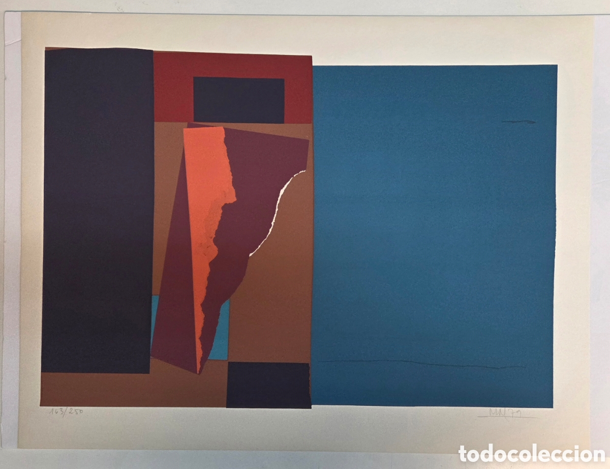 Arte: Miguel &Aacute;ngel Campano. Serigraf&iacute;a 1979