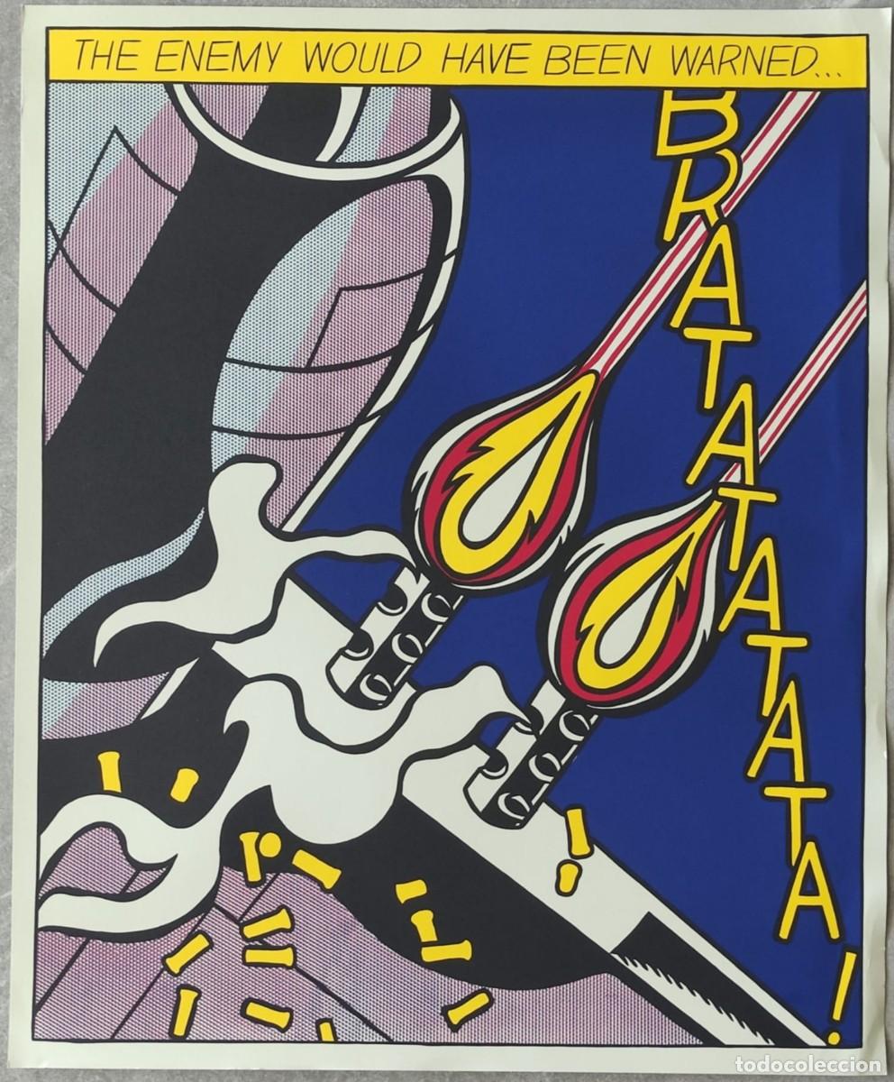 Arte: Tr&iacute;ptico Oficial Roy Lichtenstein &ndash; &rdquo;As I Opened Fire&rdquo; Completo (3 Paneles - Edici&oacute;n Stedelijk Museu