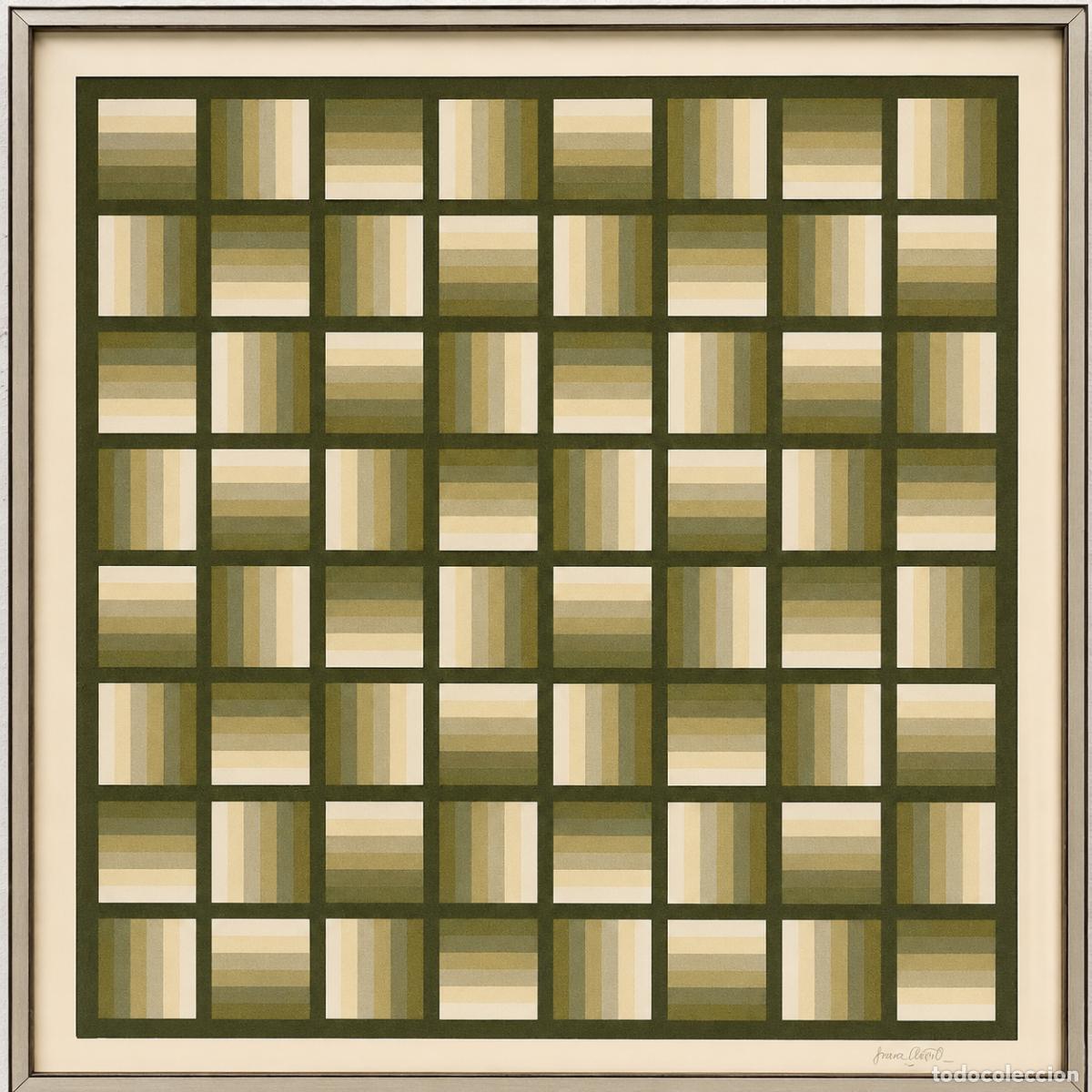 Arte: JIM BIRD (Inglaterra,1956) &rdquo;Tribute to Vasarely&rdquo; serigraf&iacute;a H.C. editada por La Pol&iacute;grafa ,1972