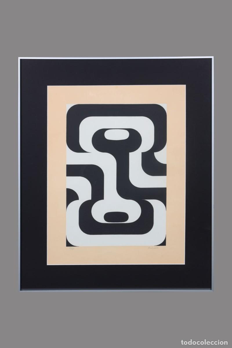 Arte: OBRA GR&Aacute;FICA DE MANUEL BARBADILLO FIRMADA. SERIGRAF&Iacute;A NUMERADA 57/250. CON MARCO
