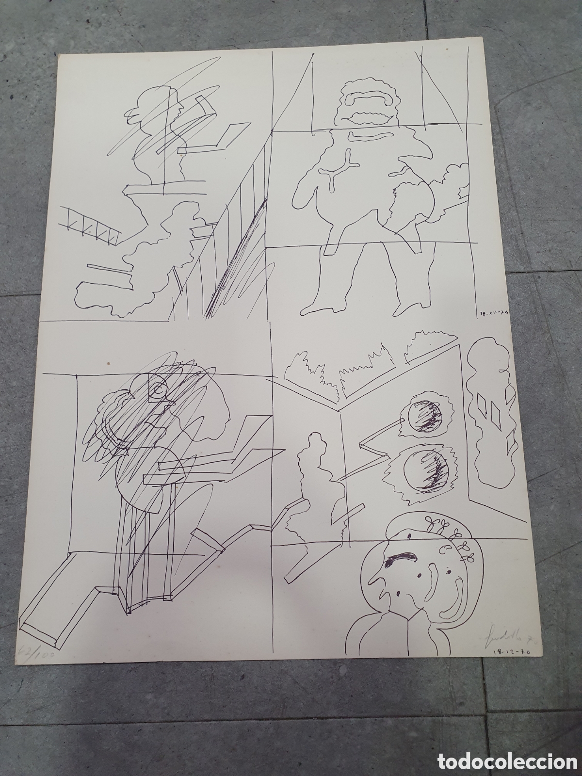 Arte: Luis Gordillo. Serigrafia. Numerada 100 uds. (L10)