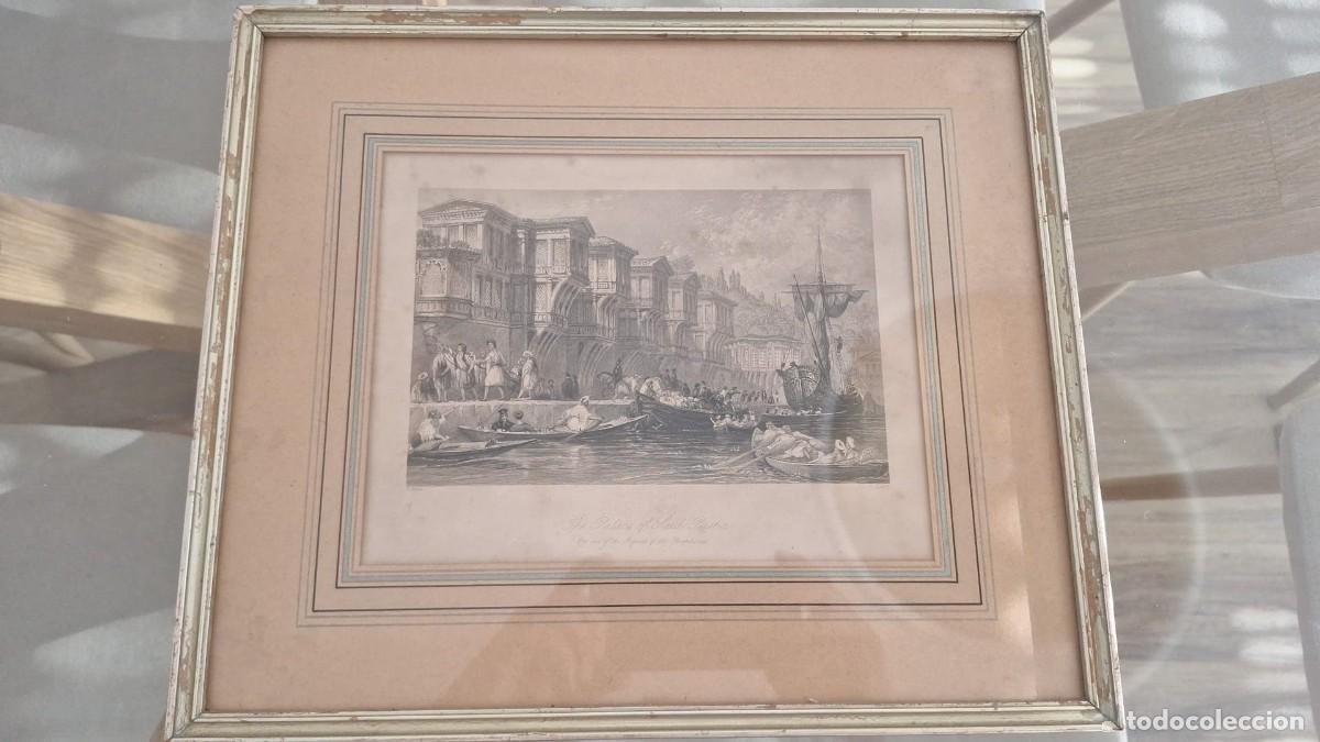 Arte: Gravura Antiga S&eacute;c. XIX &rdquo;The Palace of Said Pasha&rdquo; - Thomas Allom