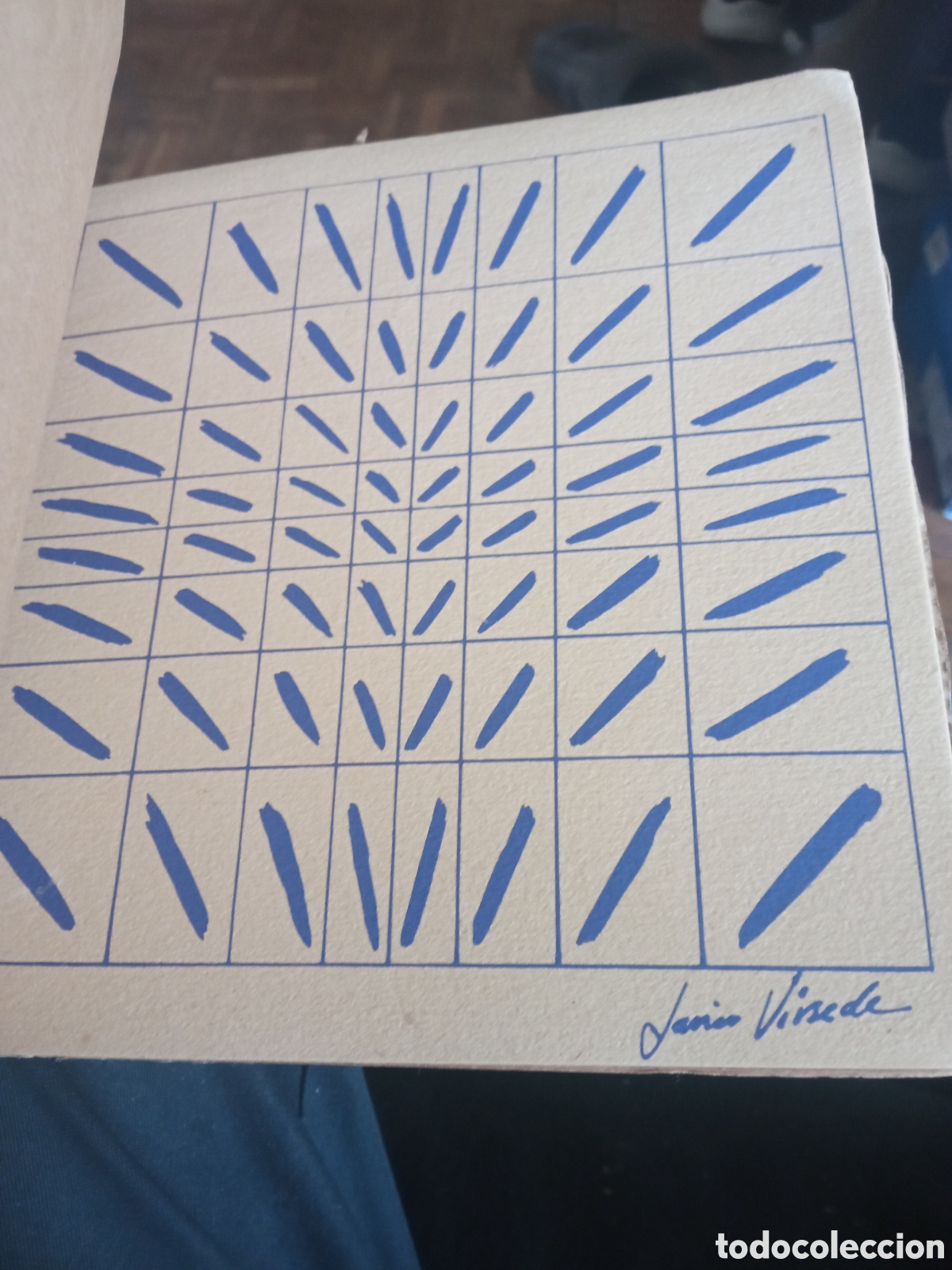 Arte: Serigrafia de Javier VIRSEDA, mide 20x17,3 cm