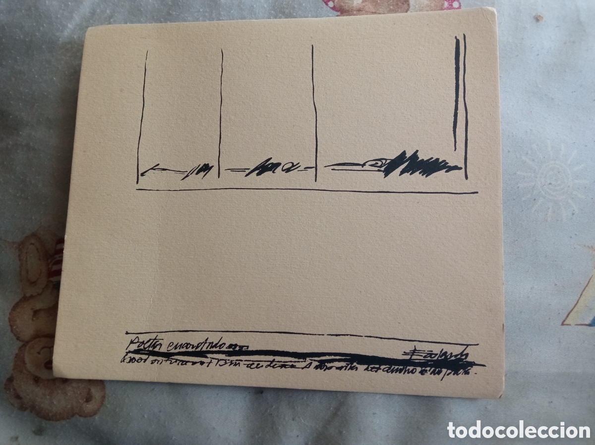 Arte: Serigrafia de Jos&eacute; Lu&iacute;s L&oacute;pez Fajardo, mide 20x17,4cm