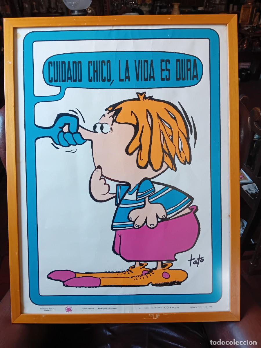Arte: Hermano menor de Mafalda cuidado chico la vida es dura a&ntilde;o 1974