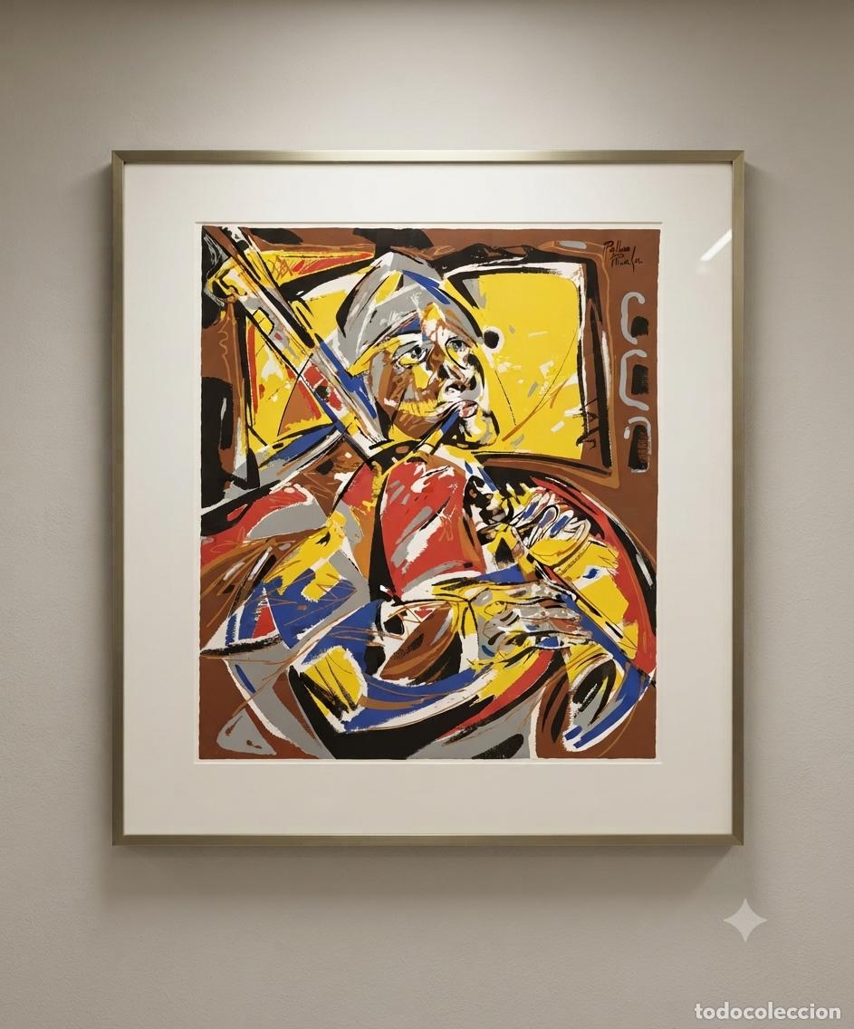 Arte: Foliada. Rufino Peral. Serigraf&iacute;a numerada, firmada y certificada