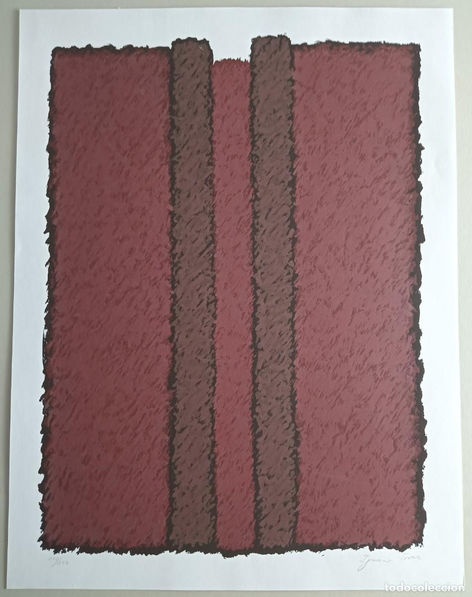 Arte: Ignacio Tovar (Castilleja de la Cuesta Sevilla 1947) serigraf&iacute;a 57x42 papel 65x49 firma l&aacute;piz y num