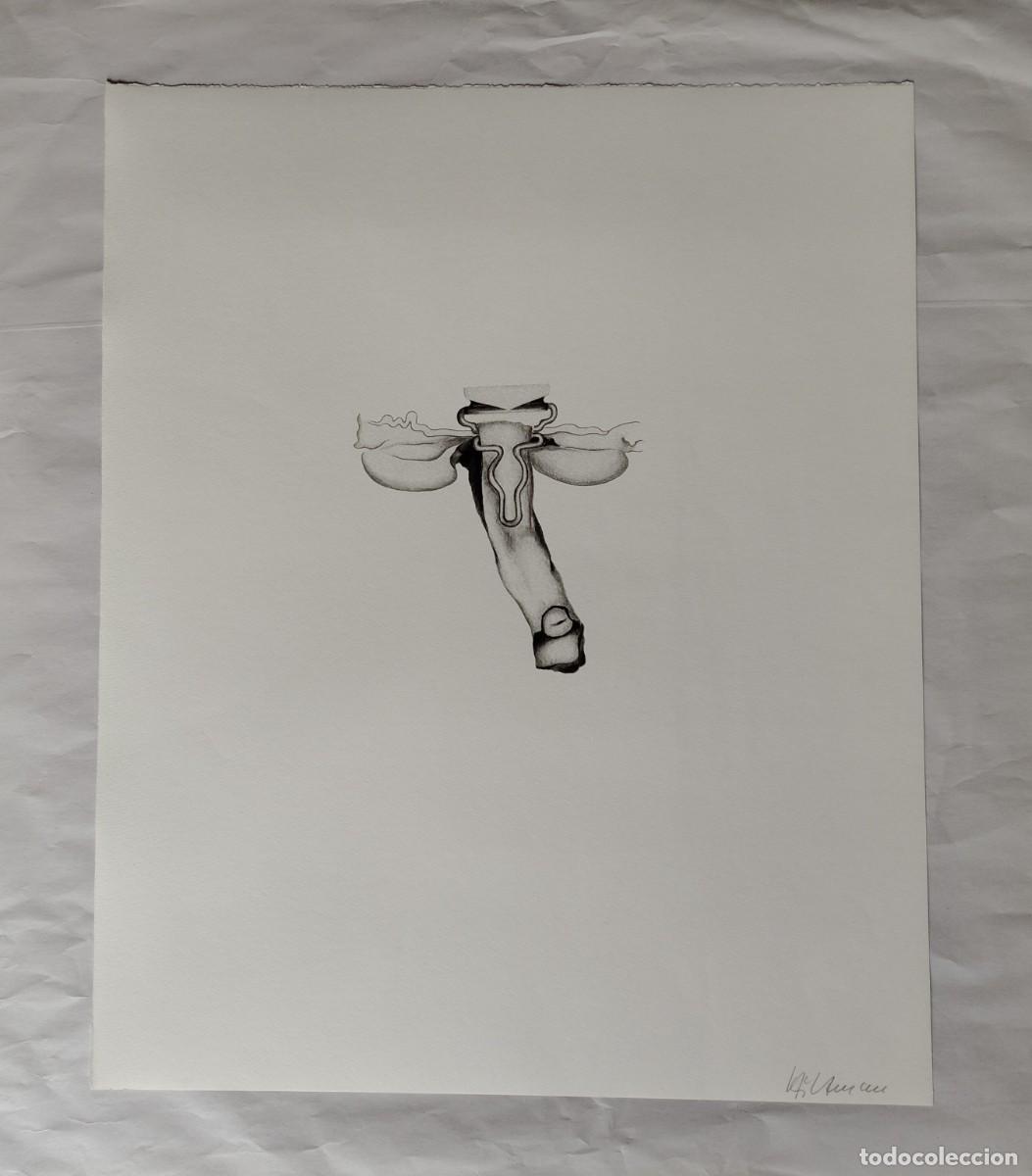 Arte: Jochen Hiltmann (1935): Plastic Form, serigraf&iacute;a firmada a mano, 1976