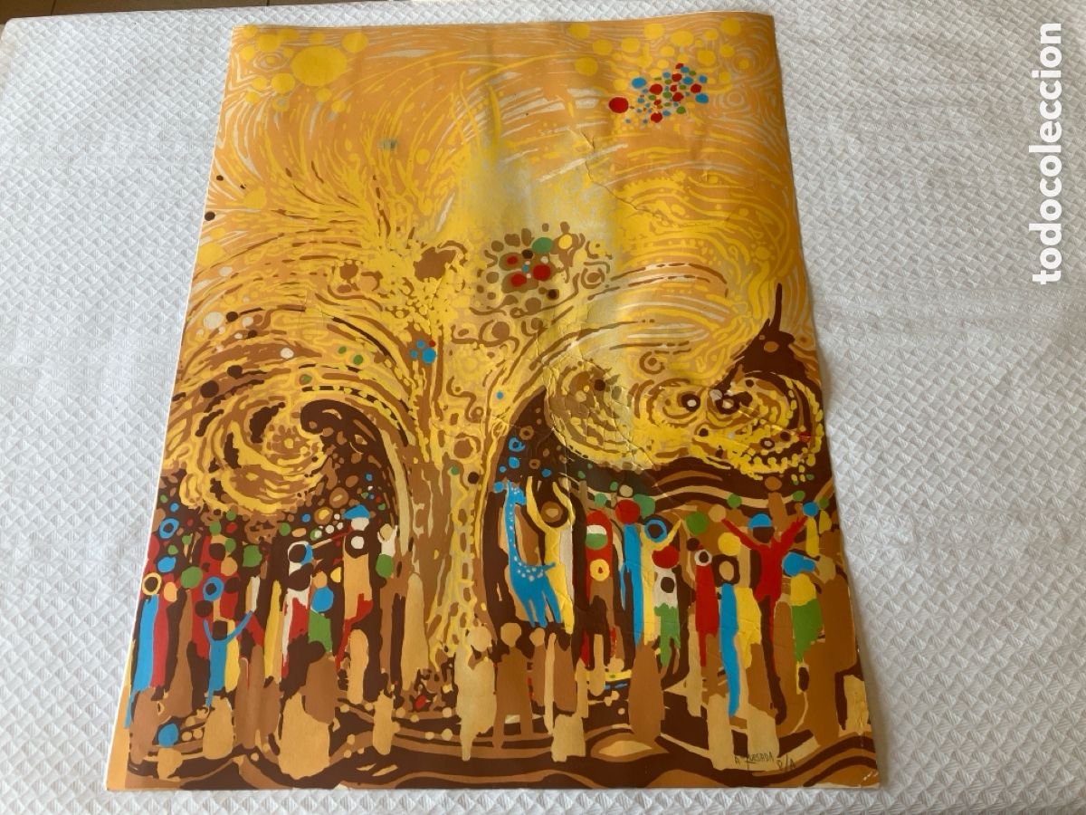 Arte: Serigraf&iacute;a pintor gallego Antonio Quesada