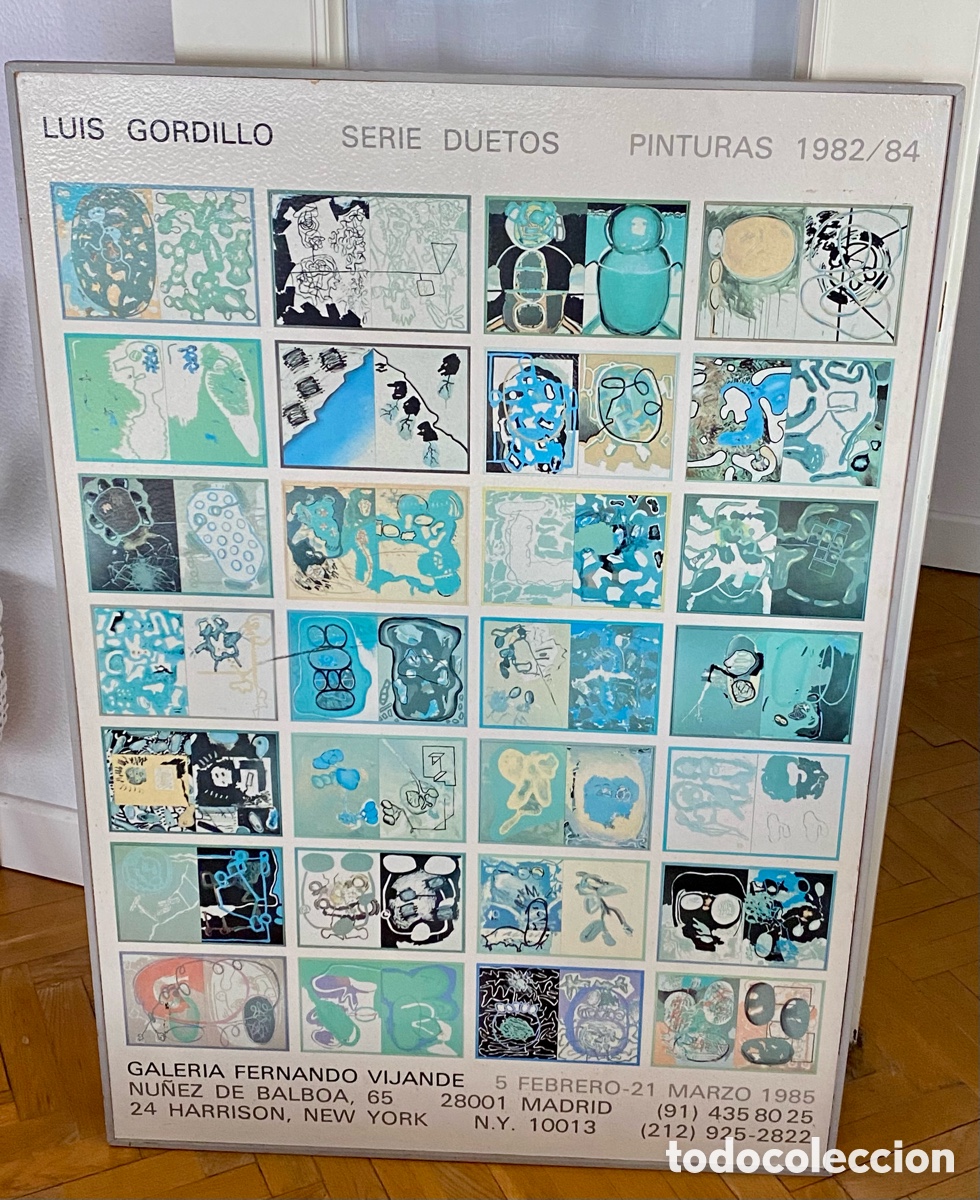 Arte: Luis Gordillo cartel Fernando Vijande 1985