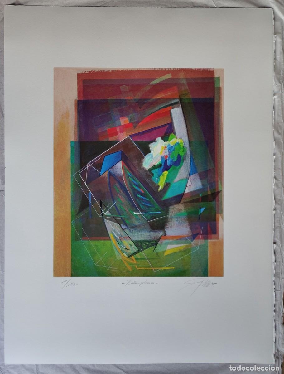 Arte: Peter Foeller (1945). Serigraf&iacute;a numerada y firmada a mano, 1995