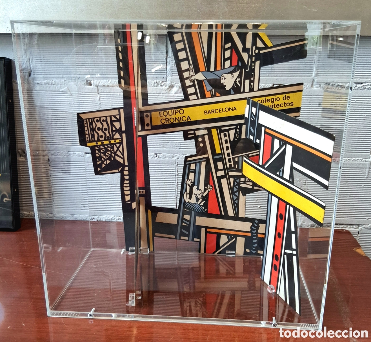 Arte: Equipo Cr&oacute;nica (1964-1982) MANOLO VALD&Eacute;S Y RAFAEL SOLBES &rdquo;Los constructores&rdquo; m&uacute;ltiple serigr&aacute;fico