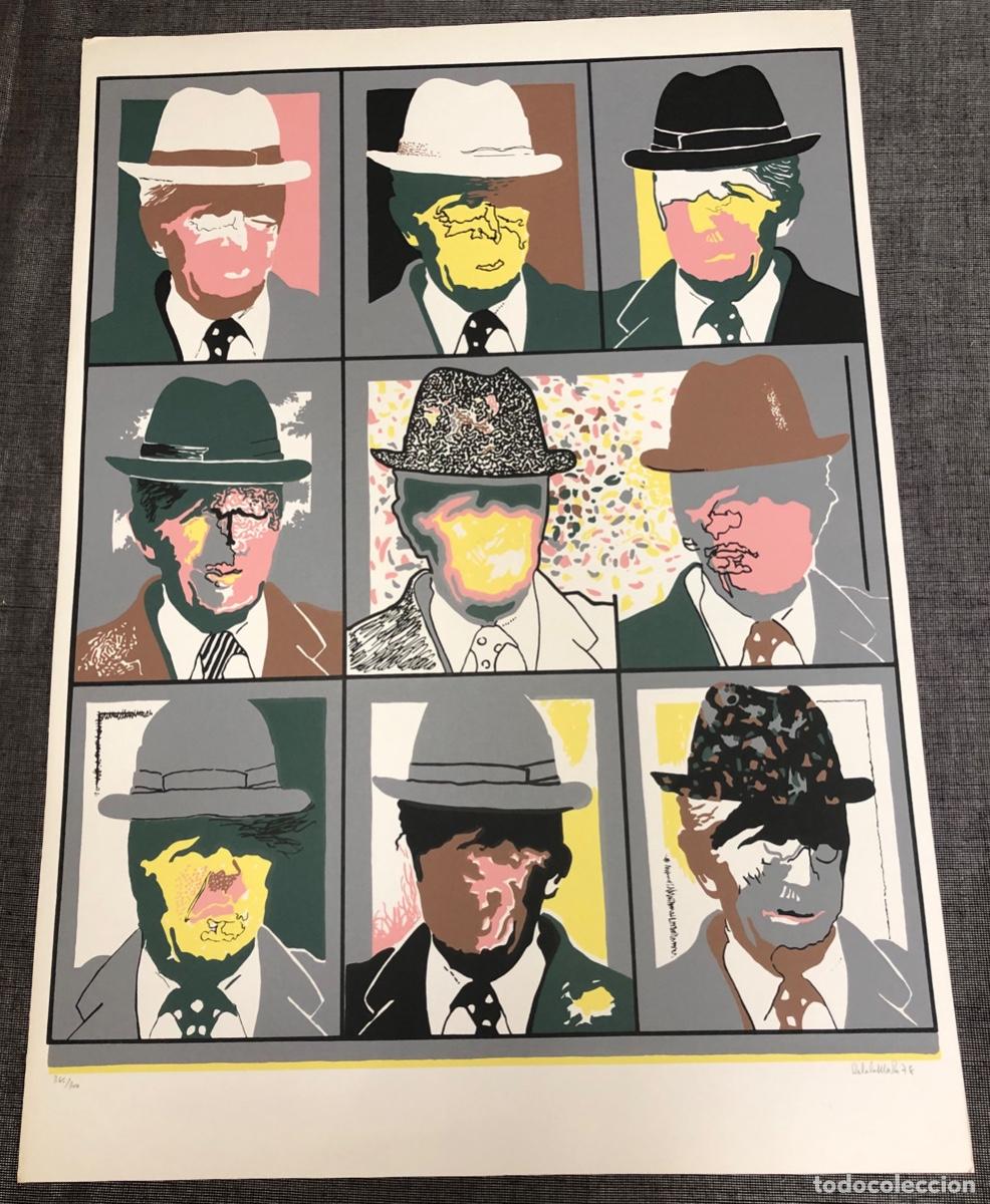 Arte: SERIGRAFIA DEL ARTISTA MADRILE&Ntilde;O LUIS DELACAMARA. A&Ntilde;O 1978. FIRMADA A LAPICERO