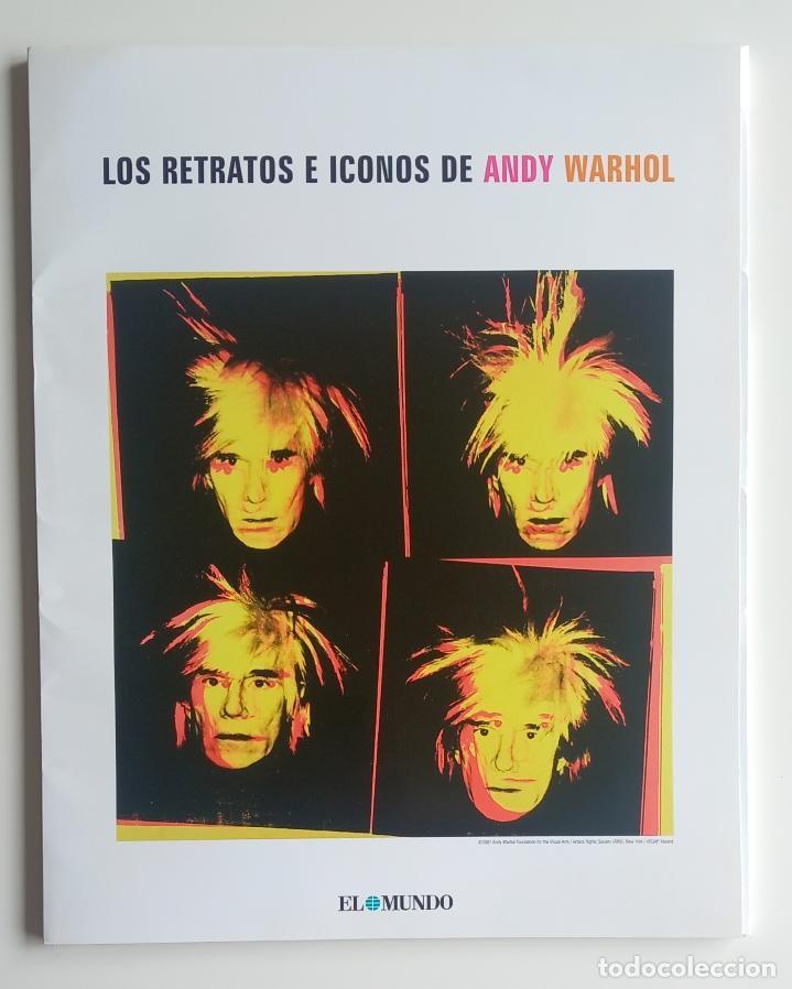 Art: LOS RETRATOS ICONOS DE ANDY WARHOL. CARPETA CON 38 LITOGRAFIAS.