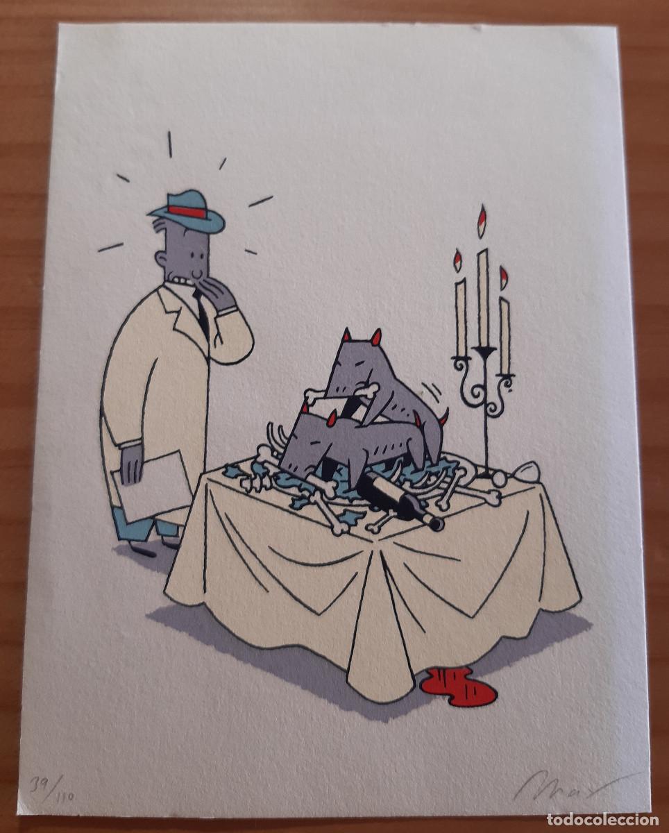 Arte: MAX - PEQUE&Ntilde;A SERIGRAF&Iacute;A FIRMADA Y NUMERADA POR EL ARTISTA - 39/110 - MUY BUEN ESTADO