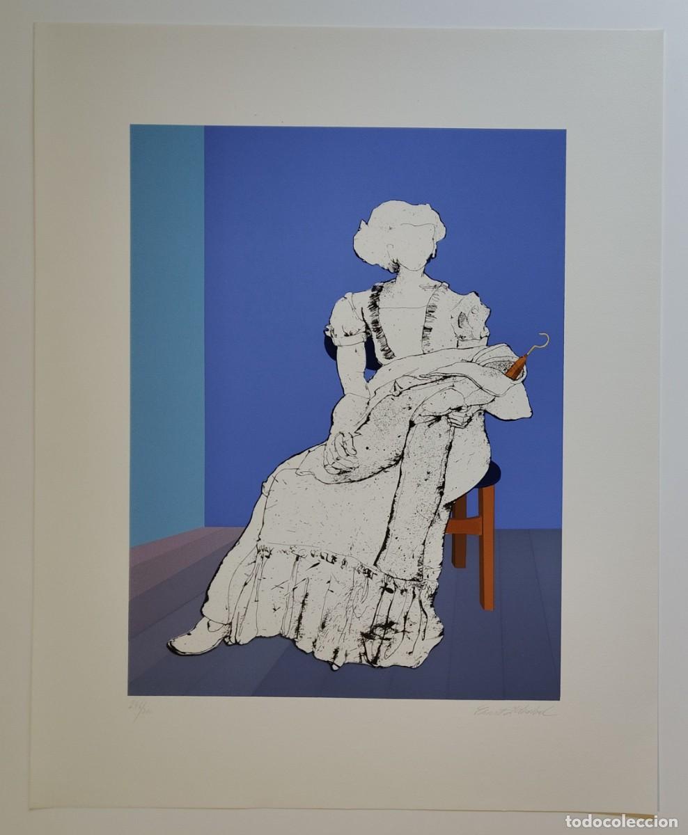 Arte: Ernst ZDRAHAL (1944), serigraf&iacute;a firmada a mano, 1982