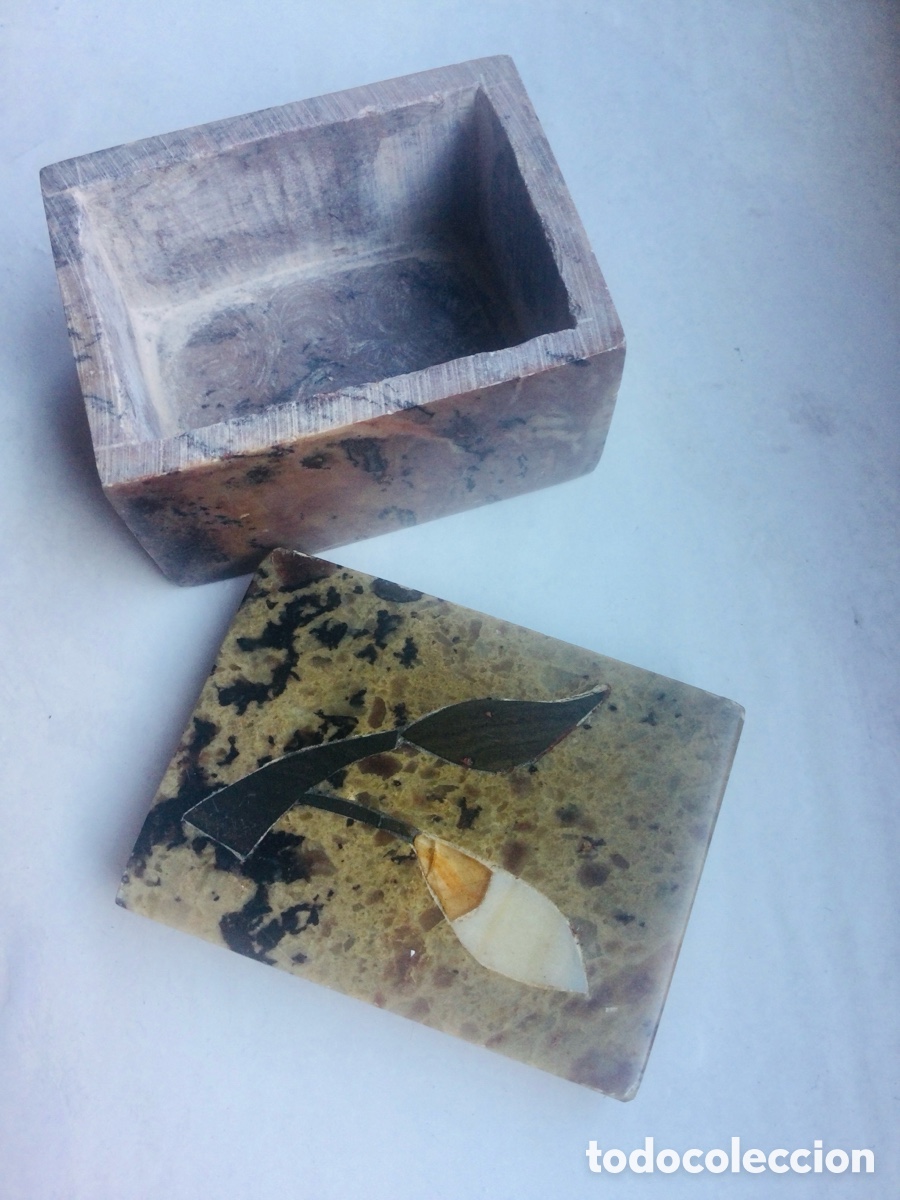 Arte: Caja de madera esmaltada con dibujos. Nueva - Foto 3