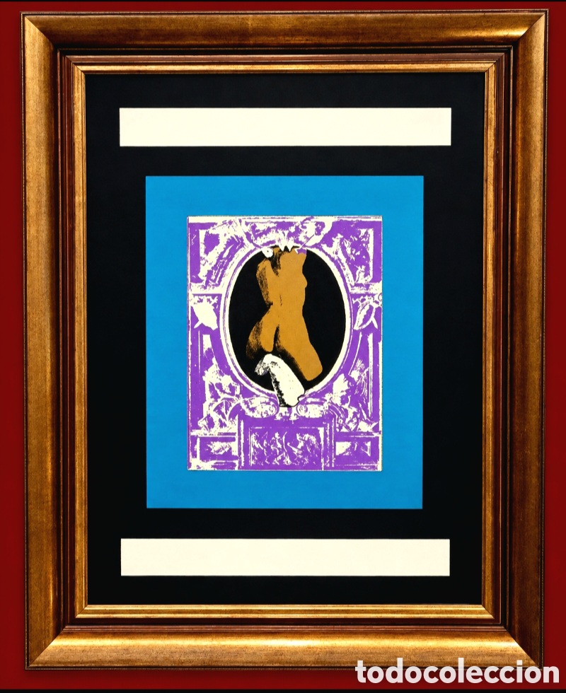 Arte: ANDR&Eacute;S CILLERO DOLZ (VALENCIA,1934-MADRID 1993) &rdquo;SIN T&Iacute;TULO&rdquo; SERIGRAF&Iacute;A n&ordm; 46/100 (70 x 50) 1973