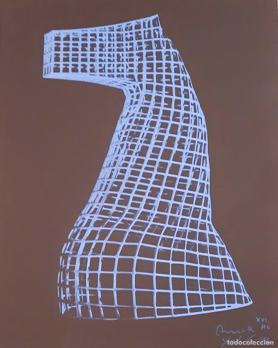 Arte: Il Cavallo di Leonardo. Serigraf&iacute;a de Ben Jakober y Jannick Vu 1993
