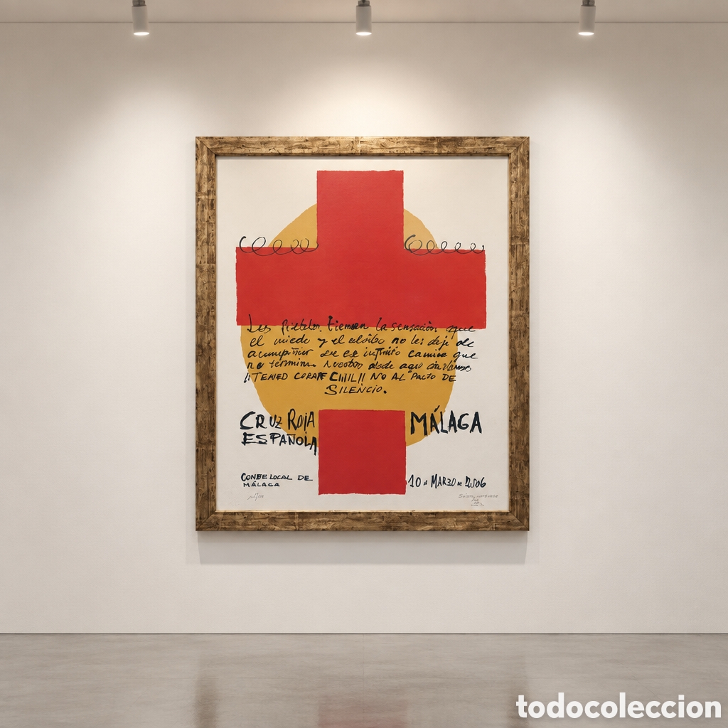 Arte: SERIGRAF&Iacute;A DE ANTONIO SU&Aacute;REZ-CHAMORRO FIRMADA. 105/150. 82&times;64 cm CON MARCO