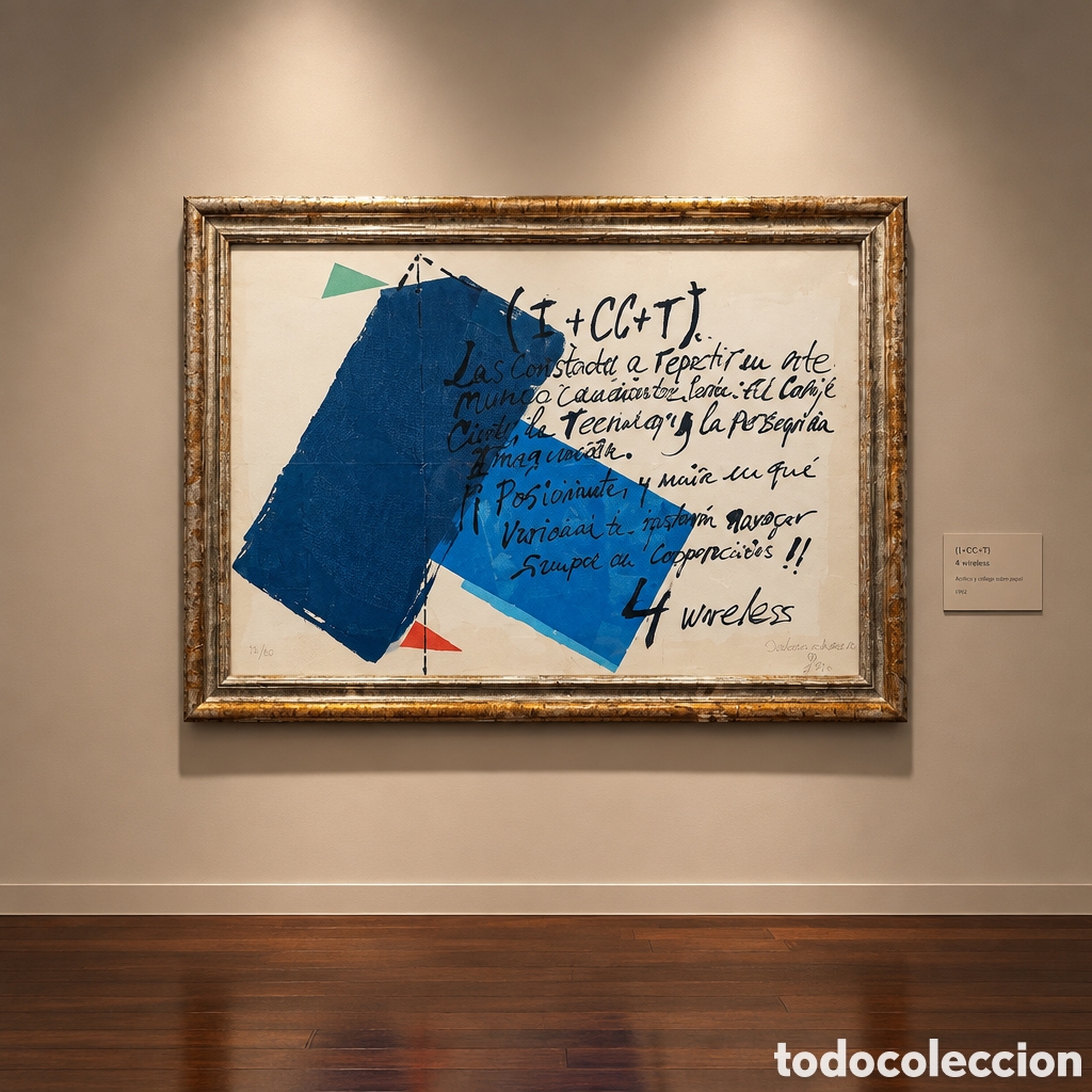 Arte: SERIGRAF&Iacute;A DE ANTONIO SU&Aacute;REZ-CHAMORRO FIRMADA. 304/350. 63&times;45 cm CON MARCO