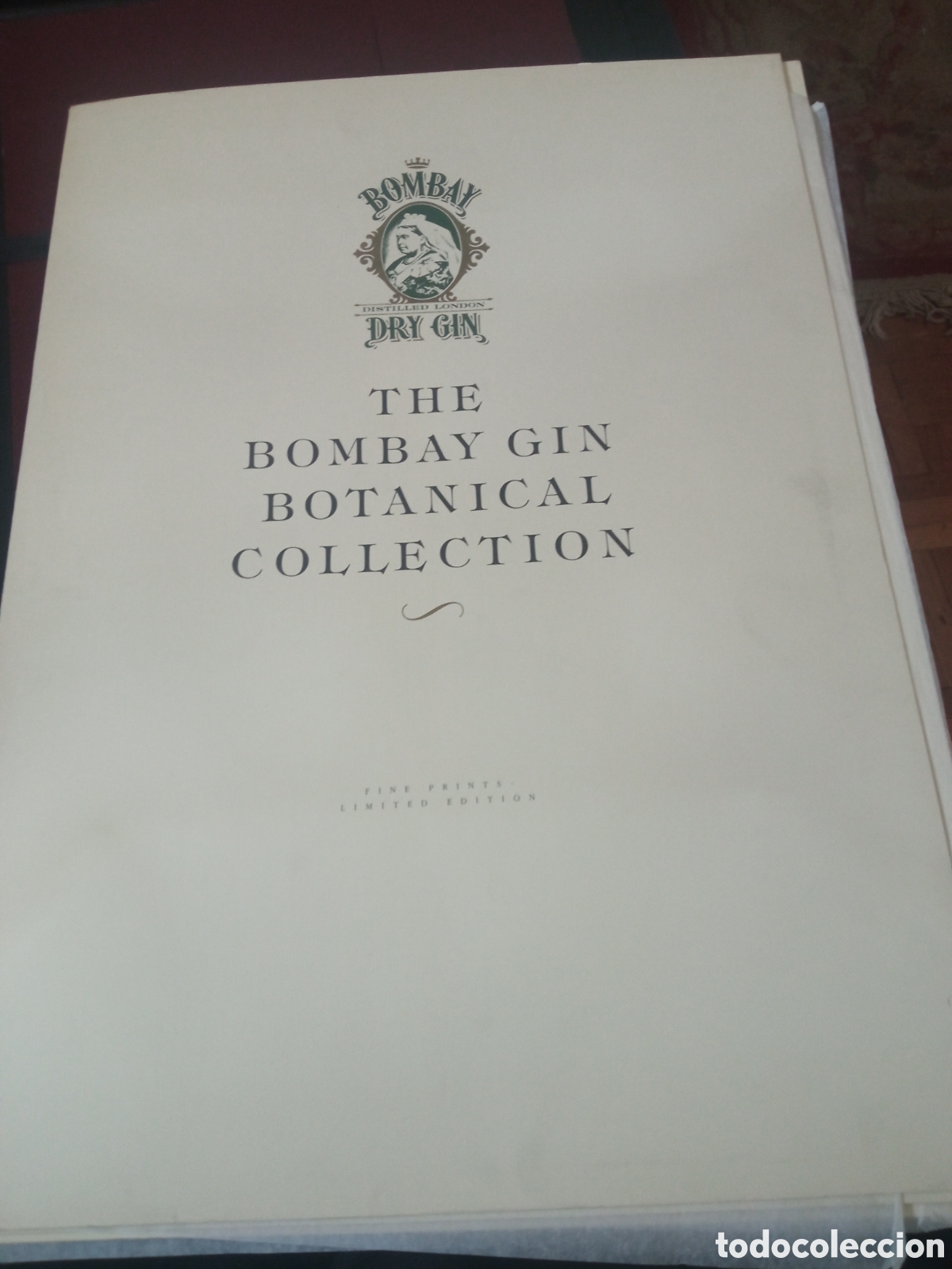 Arte: Carpeta con 8 serigrafias, The Bombay Gin Bot&aacute;nical Colecction, por Atsuko Murozumi