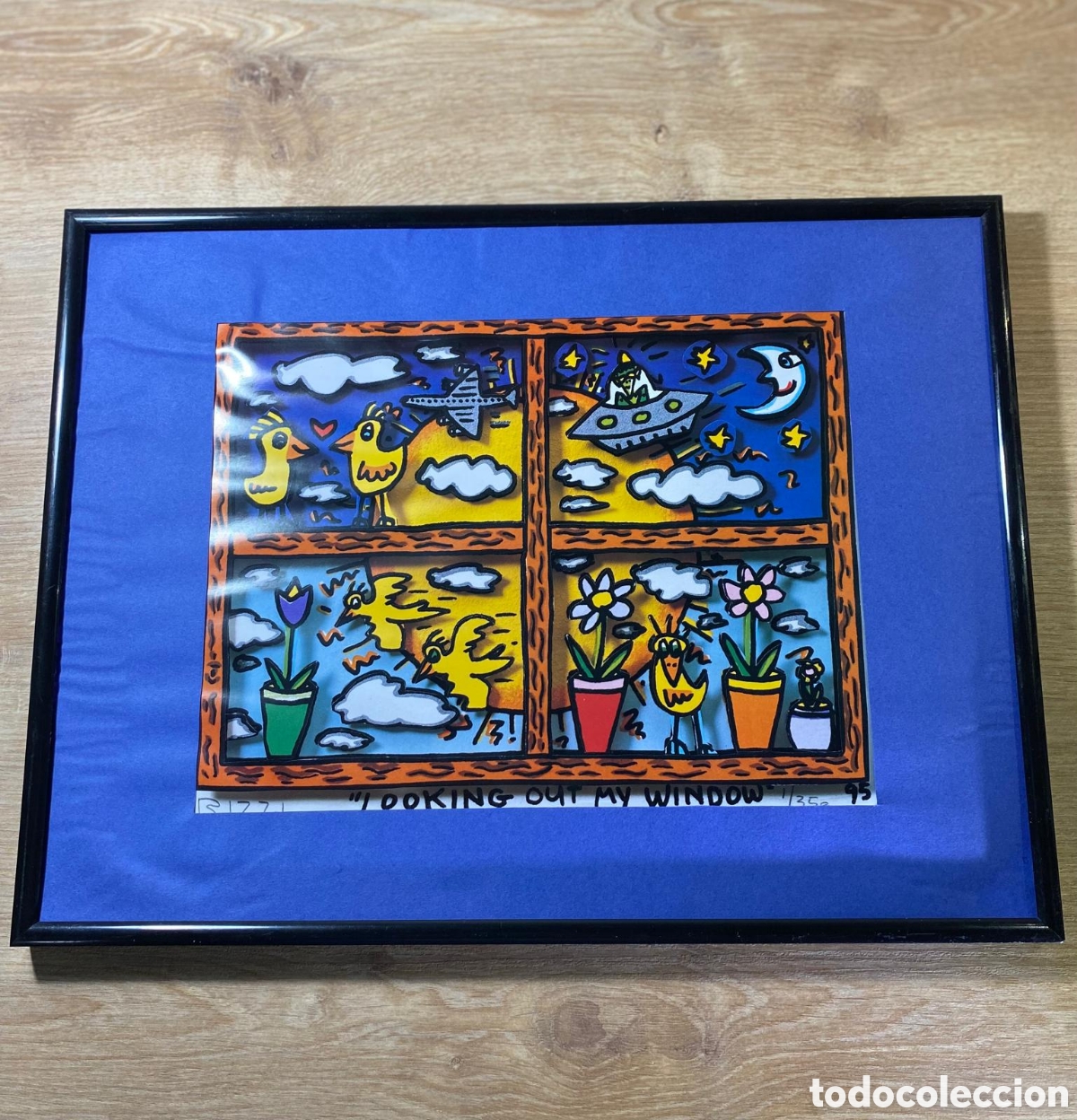 Arte: Cuadro decorativo James Rizzi &ndash; &ldquo;Looking Out My Window&rdquo;